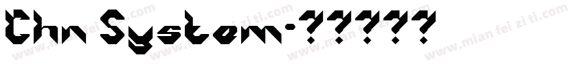 Chn System字体转换